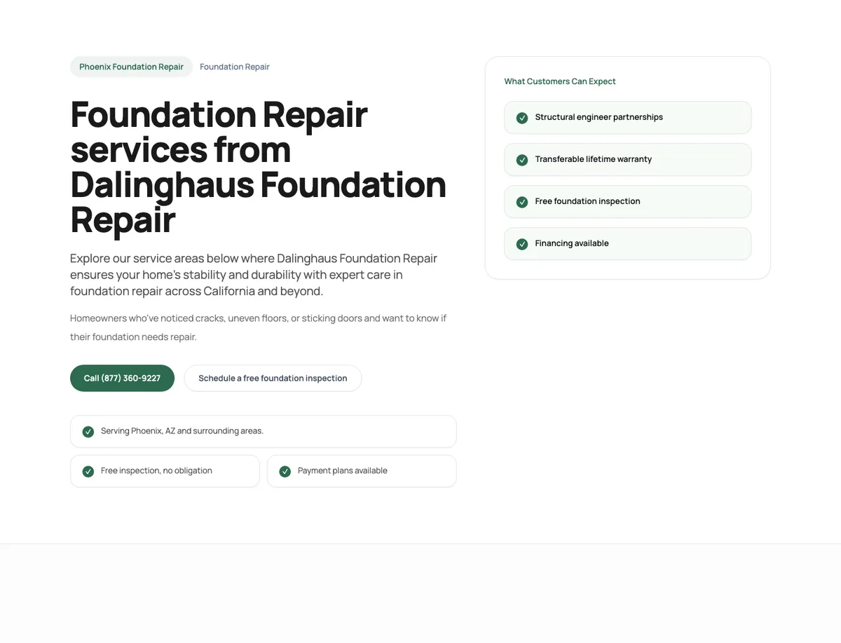 Dalinghaus Foundation Repair preview
